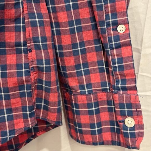 J Crew Classic Men's Plaid Button Down Shirt Large Cotton Long Sleeve - Picture 4 of 8